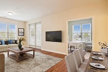 Apartment Living and Dining Rooms at The Village at Orchard Ridge