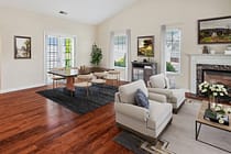 Cottage Living Room at The Village at Orchard Ridge