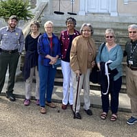 Augsburg residents visit Hampton National Historical site.